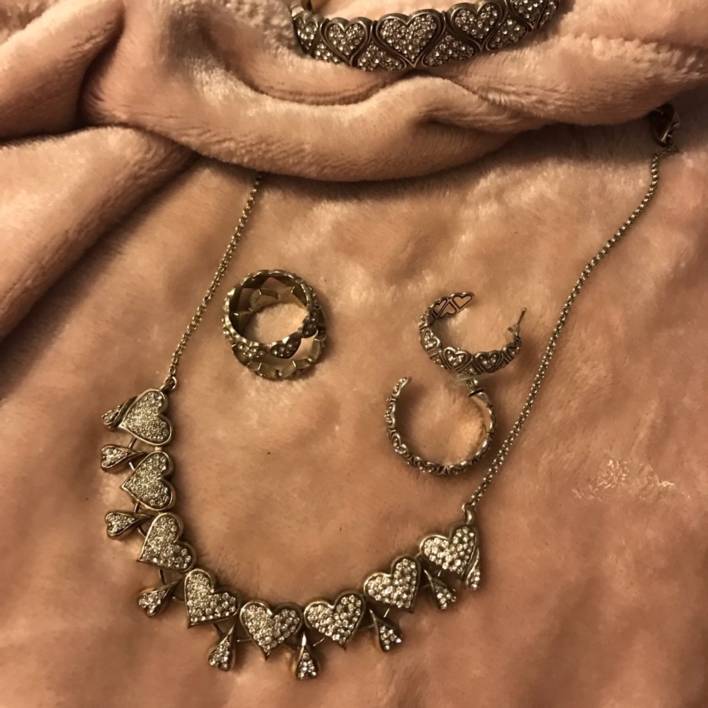 Brighton heart jewelry set